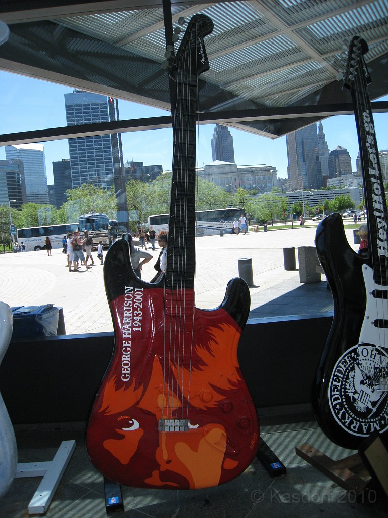 Rock n Roll Hall of Fame 2010 150.jpg - The Rock 'N Roll Hall of Fame in Cleveland Ohio. We made a day trip visit May 30, 2010. Bigger than I expected, with lots to see.